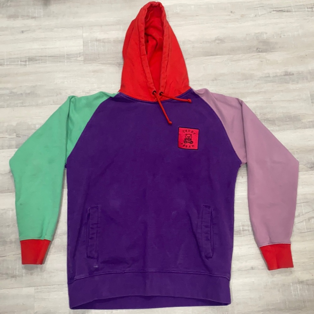 Men’s XL Teddy Fresh Color Block Hoodie